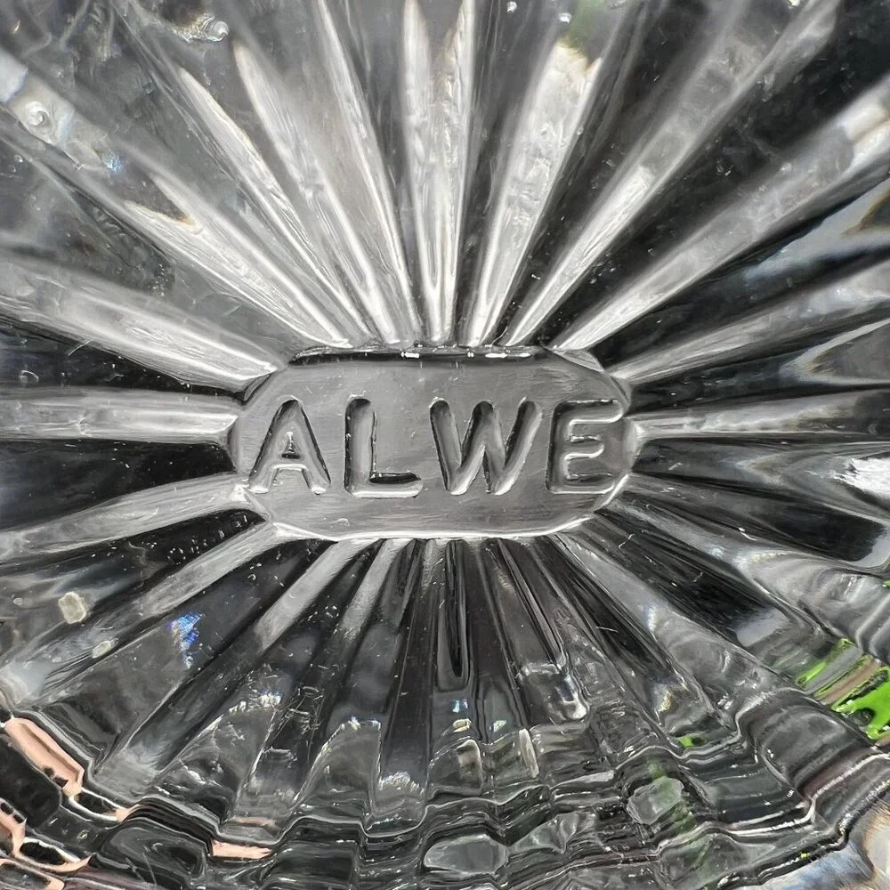 Vintage Old Spice Glass Beer Stein Pewter Lid Etched Sailboat By ALWE W-Germany